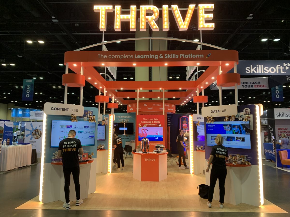 Thrive trade show booth design
