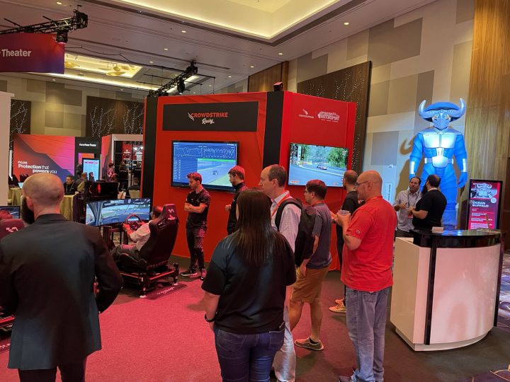 Trade show brand activations - tech - crowdstrike