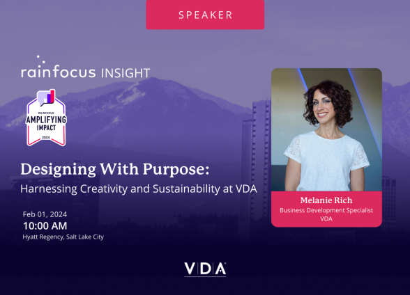 Rainfocus insight 2024 - speakers - Melanie Rich VDA - Designing with Purpose