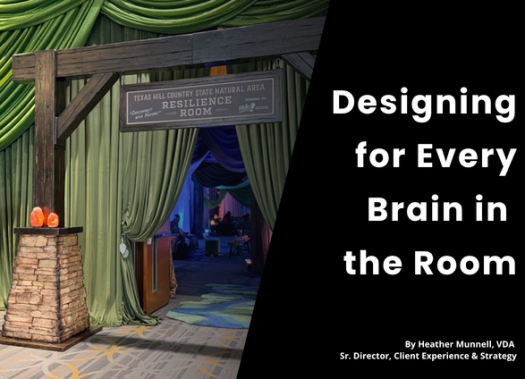 Blog Title "Designing for Every Brain in the Room."